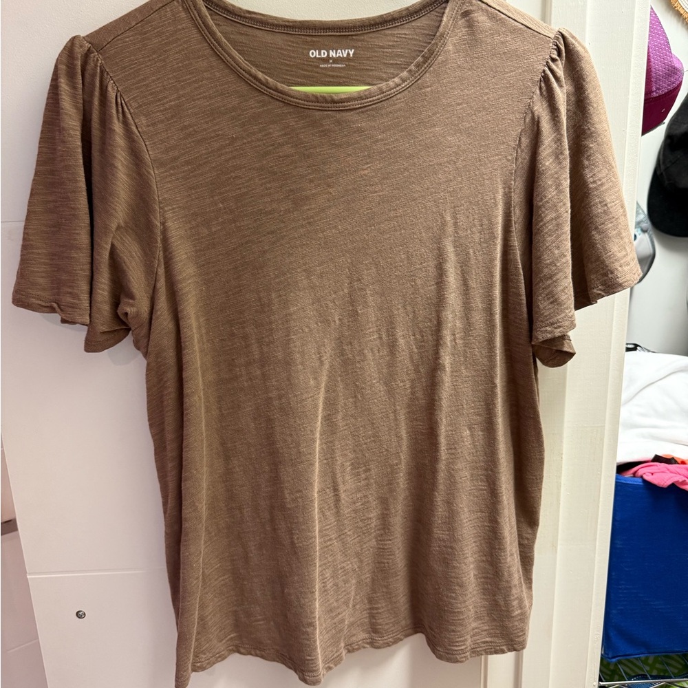 Old Navy Brown Short Sleeve Tee